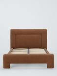 John Lewis Blocky Upholstered Bed Frame, Double, Nutmeg