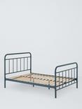 John Lewis Dorm Metal Bed Frame, Double, Blue