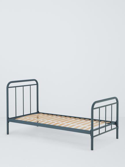 John Lewis Dorm Metal Bed Frame, Single, Blue