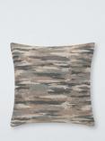 John Lewis Brushstroke Stripe Cushion, Natural
