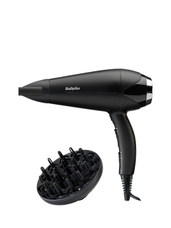 BaByliss 2200 Turbo Smooth Hair Dryer, Black, Black