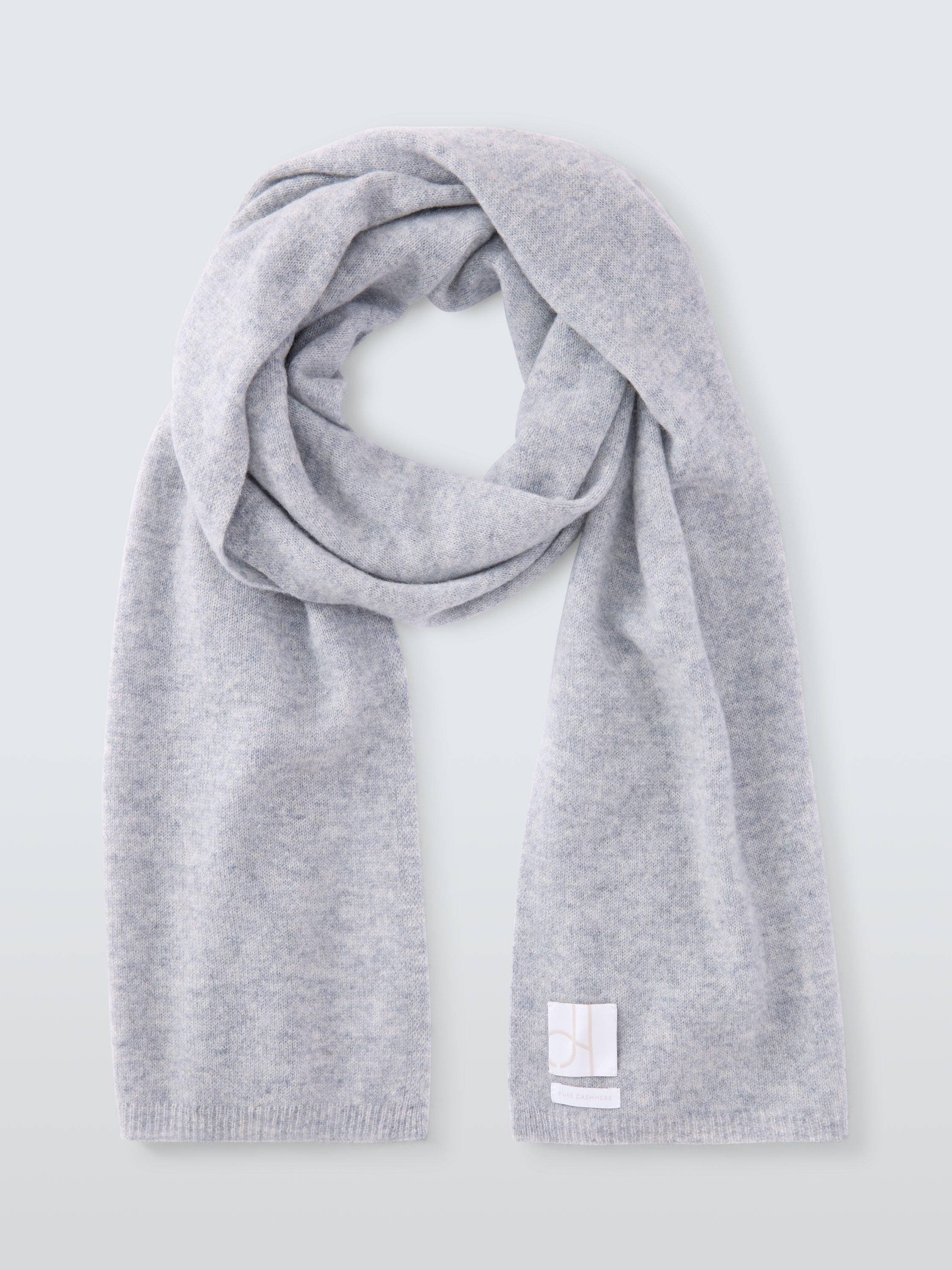 Product image 4 of 6, which shows John Lewis Cashmere Scarf, Light Grey