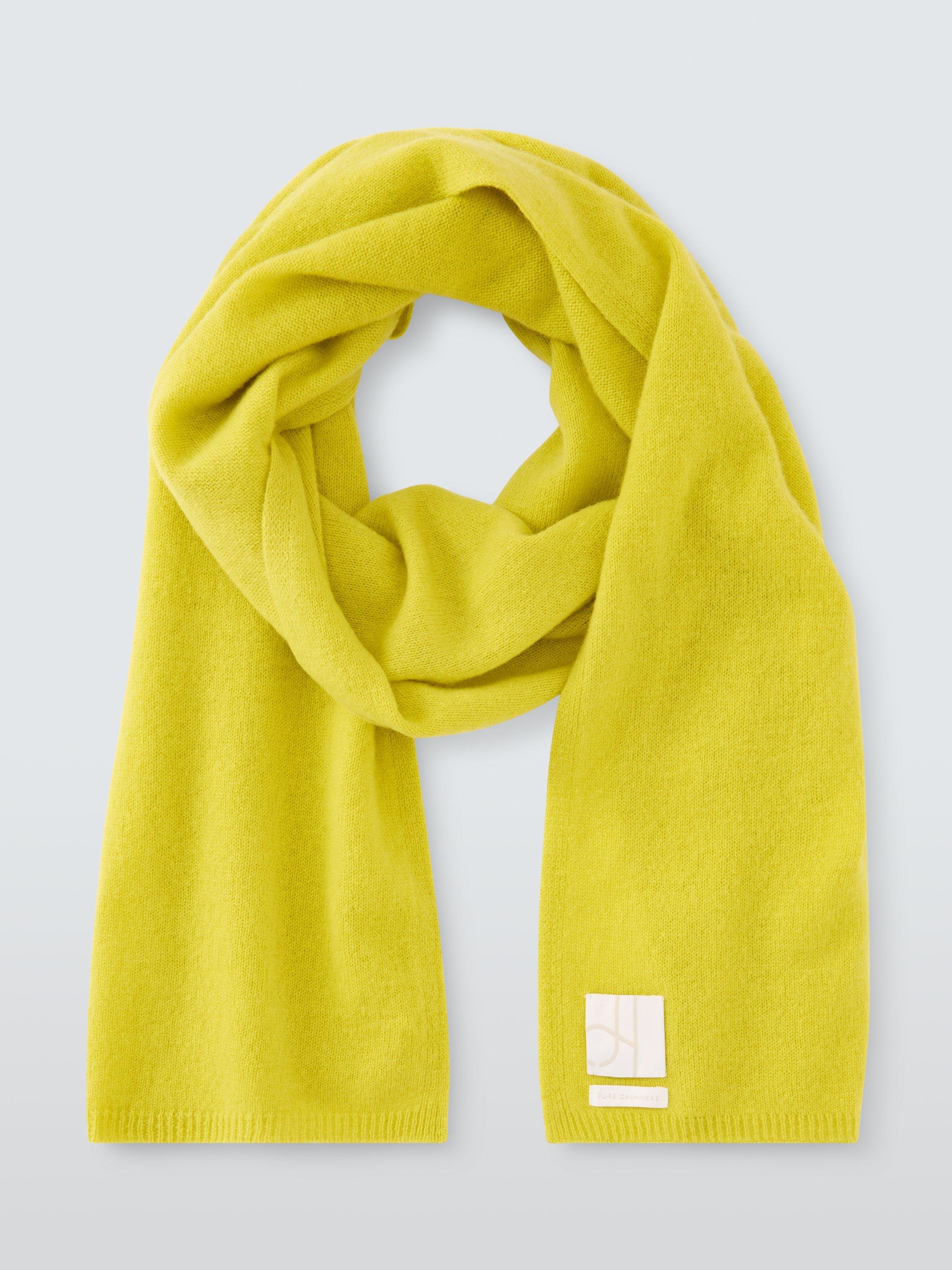 Product image 2 of 6, which shows John Lewis Cashmere Scarf, Lime