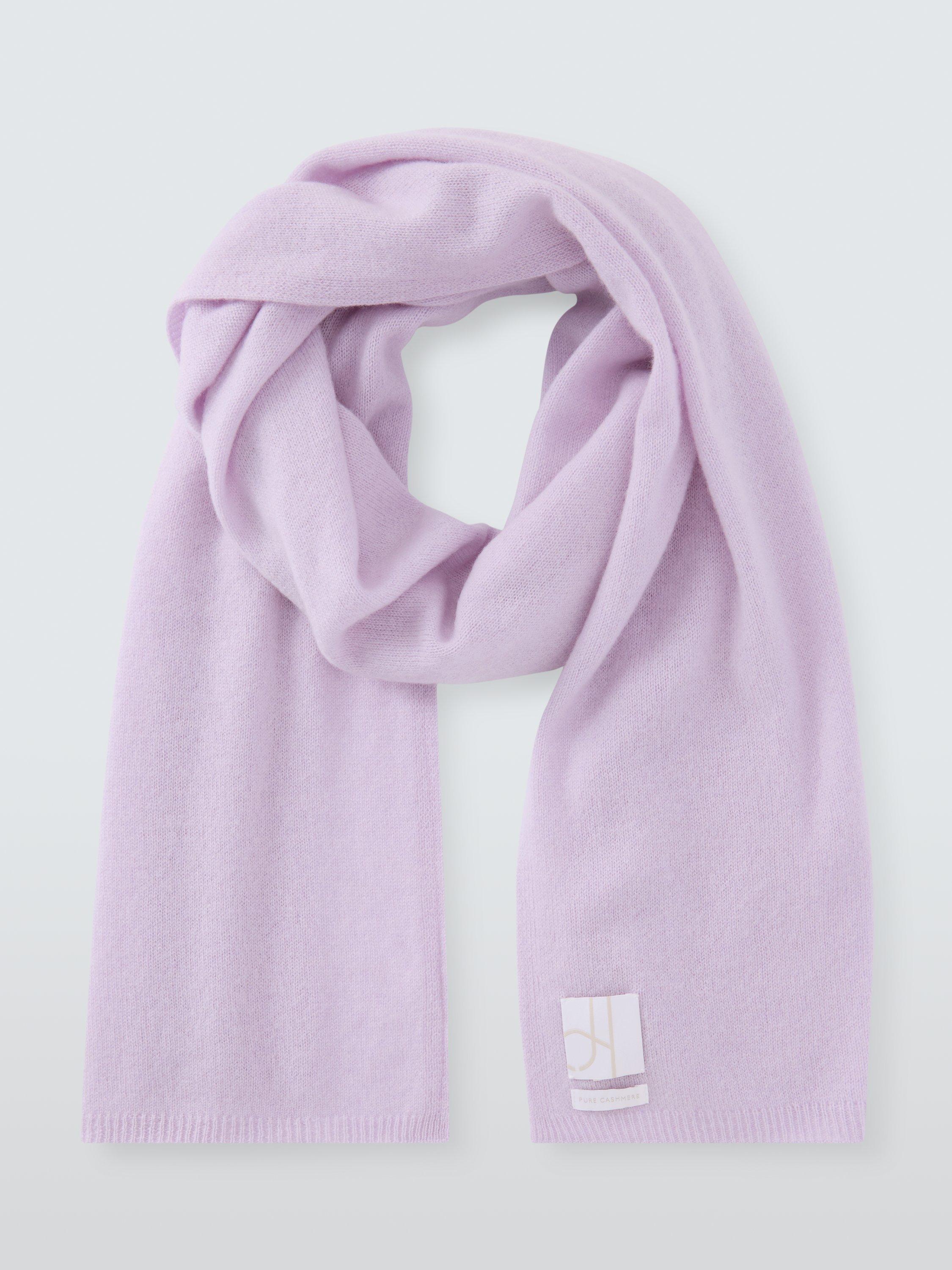 Product image 6 of 6, which shows John Lewis Cashmere Scarf, Light Purple