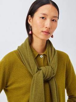 John Lewis Cashmere Scarf, Olive
