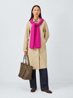 John Lewis Cashmere Scarf - view 2, Pink