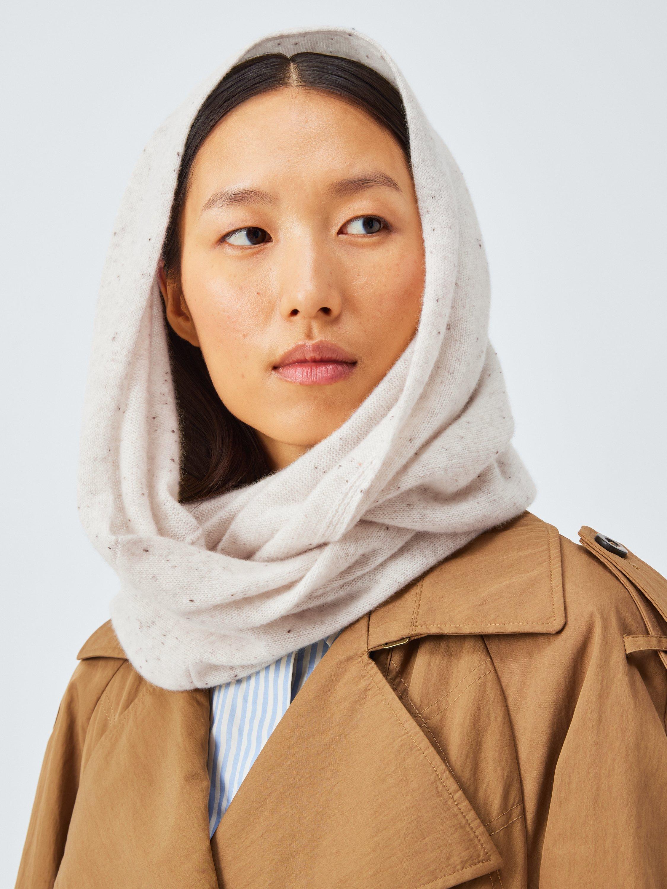 Product image 1 of 6, which shows John Lewis Cashmere Snood, Cream