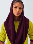 John Lewis Plain Cashmere Snood, Berry