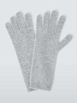 John Lewis Cashmere Gloves, Light Grey