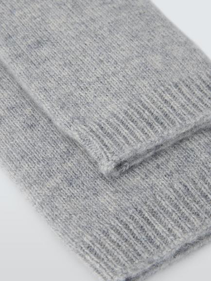 John Lewis Cashmere Gloves - view 2, Light Grey