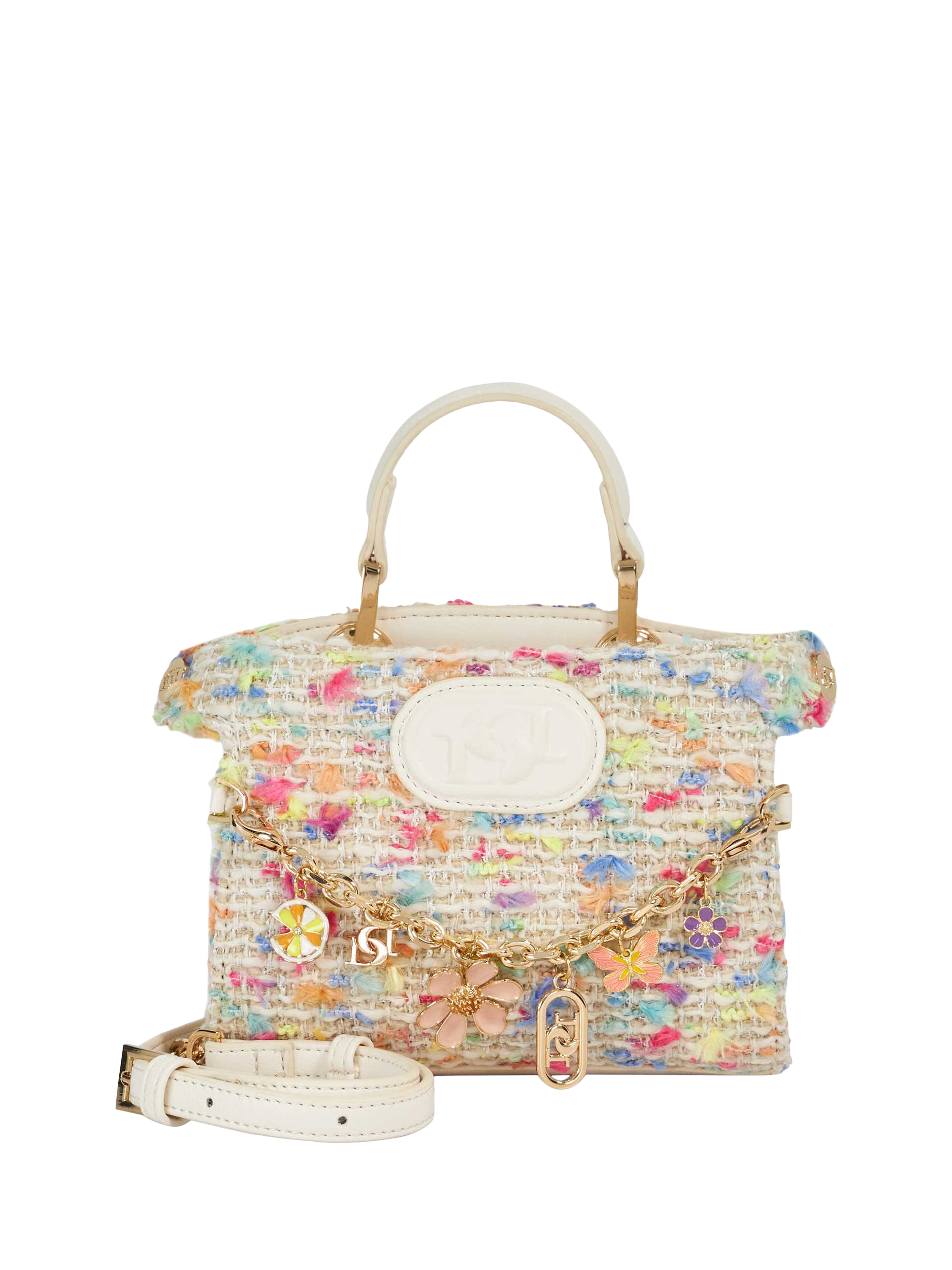 Product image 1 of 4, which shows Dune London Slight Textured Micro Bag, Multi