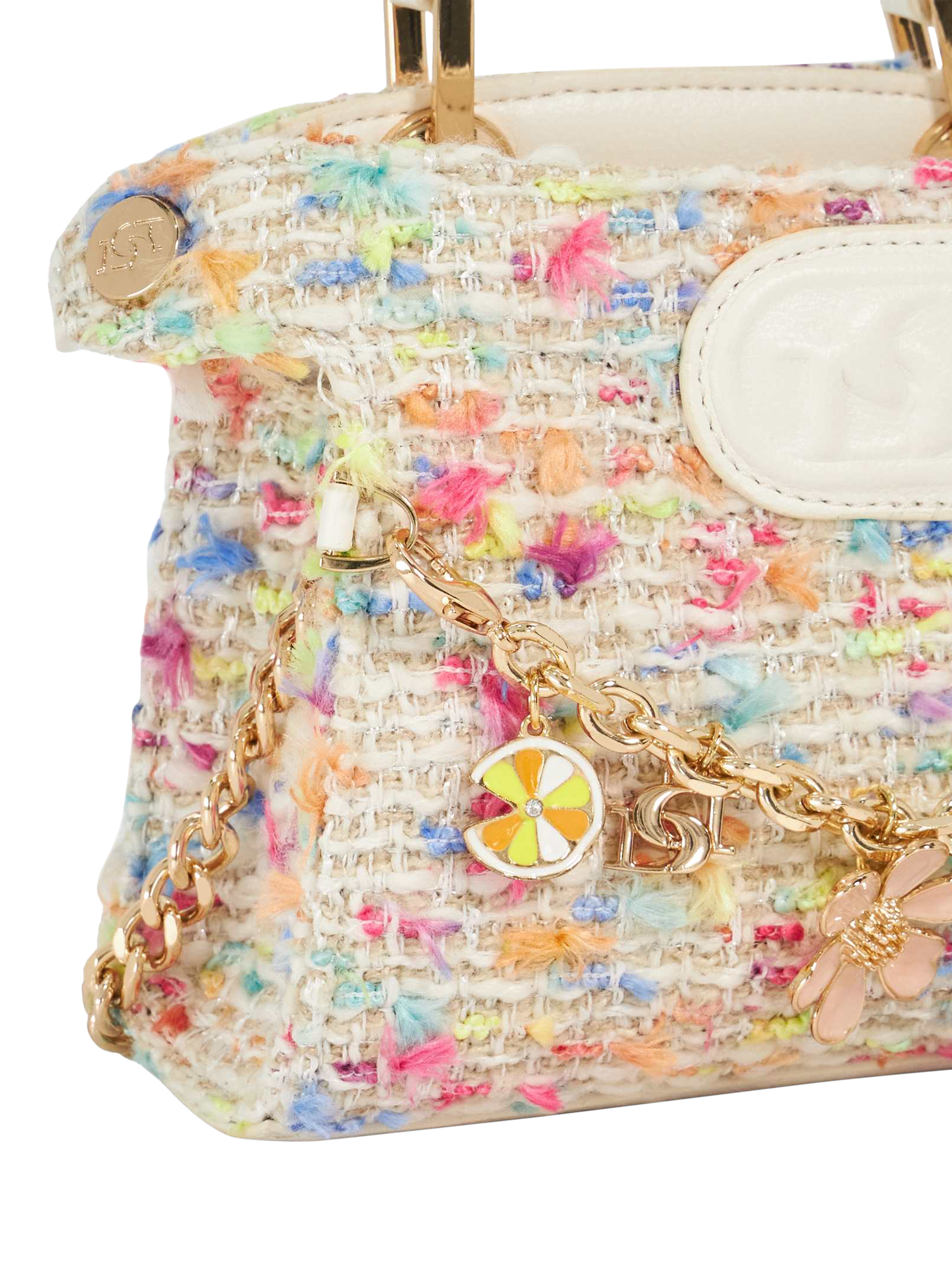 Product image 4 of 4, which shows Dune London Slight Textured Micro Bag, Multi