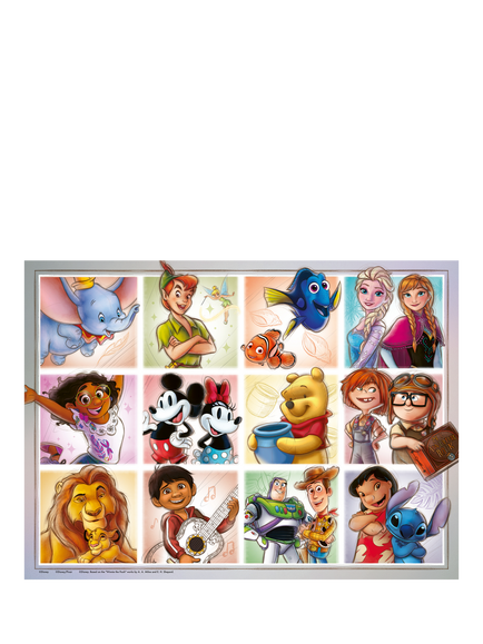 Disney Multi Character XXL Jigsaw Puzzle, 100 Pieces - view 2, Multi
