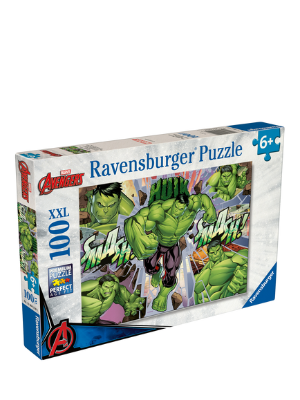 Ravensburger Marvel Hulk XXL Jigsaw Puzzles, 100 Pieces, Multi