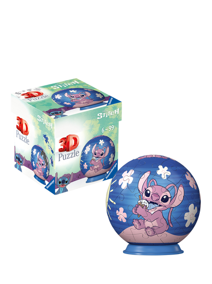 Ravensburger Stitch, Angel and Scrump 3D Jigsaw Puzzle, 54 Pieces, Multi