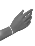 Mogul 9ct White Gold Illusion Set Diamond Bracelet