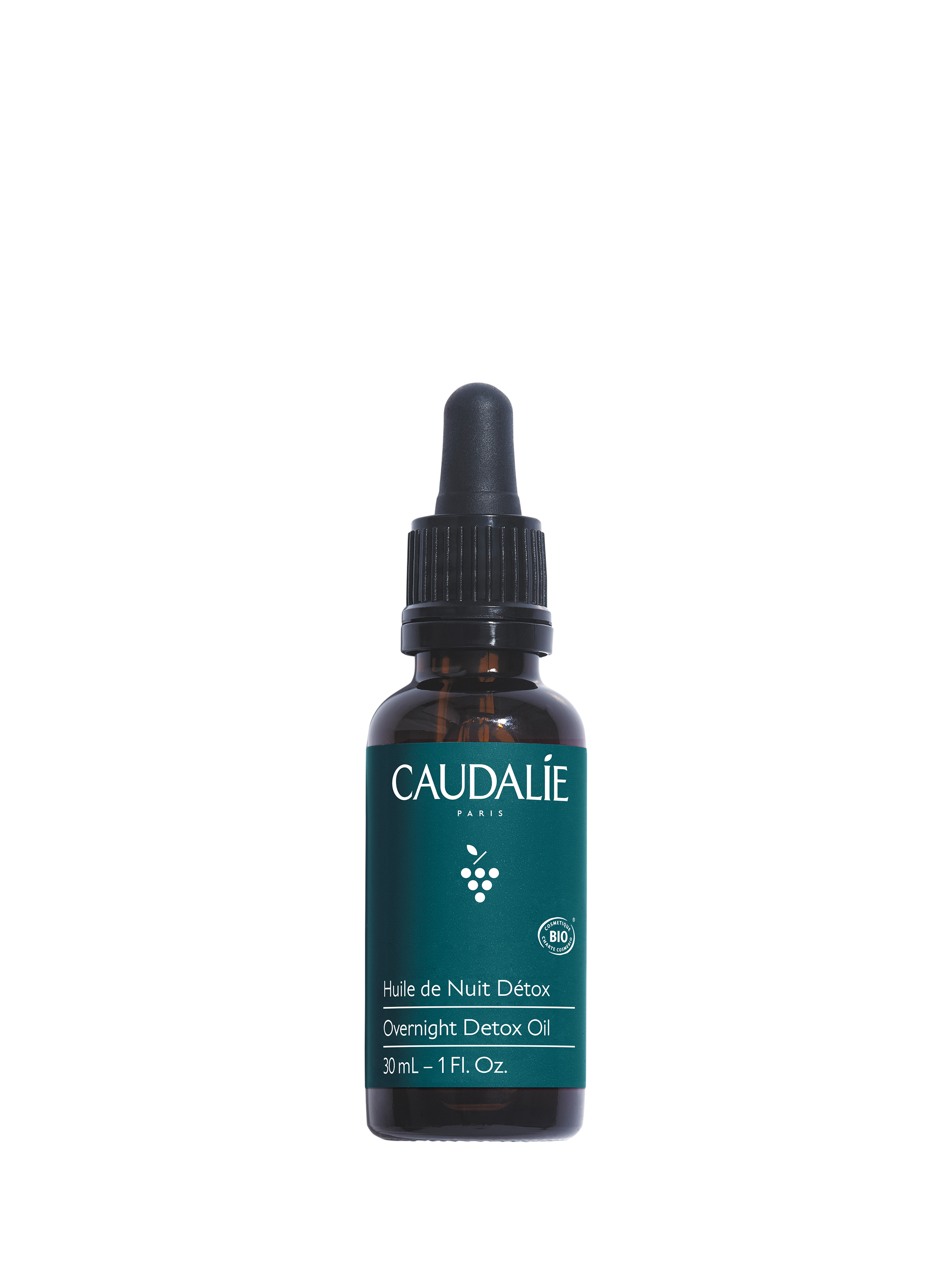 Product image 1 of 4, which shows Caudalie Vinoclean Overnight Detox Oil, 30ml