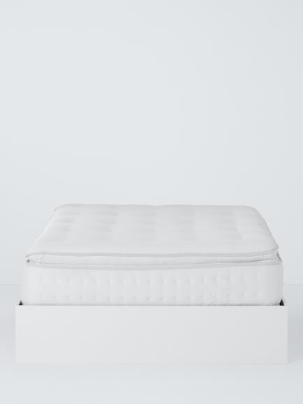 John Lewis Ultra Comfort Collection 1500 Pillowtop Mattress, Firm Tension, Super King Size - view 2, White