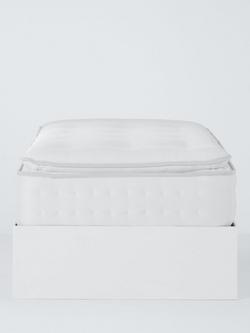John Lewis Ultra Comfort Collection 1500 Pillowtop Mattress, Firm Tension, Single - view 2, White
