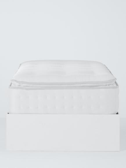 John Lewis Ultra Comfort Collection 1500 Pillowtop Mattress, Firm Tension, Single - view 2, White