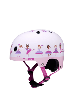 Micro Scooters Kids' Ballerina Bike/Scooter Safety Helmet, Pink, Multi