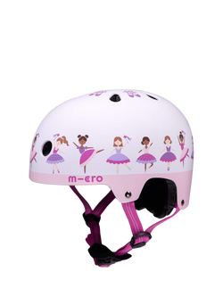 Micro Scooters Kids' Ballerina Bike/Scooter Safety Helmet, Pink, Multi