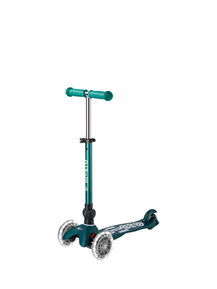 Micro Scooters Mini Foldable Eco LED Scooter, Green, Multi