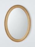 John Lewis Vintage French Oval Wall Mirror, 50 x 70cm, Antique Gold