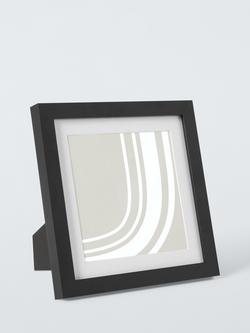 John Lewis Oversized MDF Photo Frame & Mount, 6 x 6" (15 x 15cm), Black