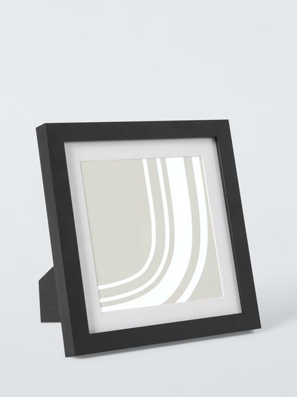 John Lewis Oversized MDF Photo Frame & Mount, 6 x 6" (15 x 15cm), Black