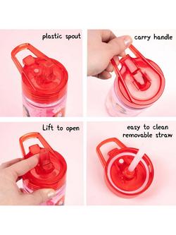 Fringoo Kids' Disney Princess Drinks Bottle, 580ml, Pink - view 2, Pink