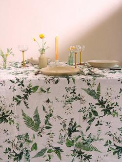 By Hope Eden Linen Tablecloth, 250 x 143cm, Multi - view 2, Multi