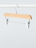 John Lewis Bamboo Clip Hanger, Set of 3