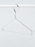 John Lewis Chrome Finish Clothes Hanger, Set of 5