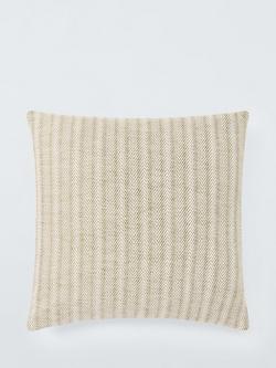 John Lewis Herringbone Cushion, Green