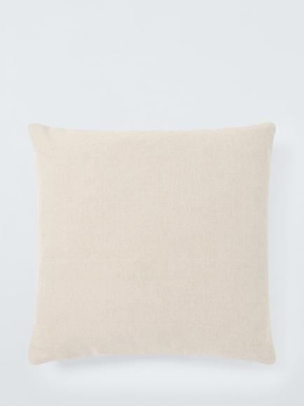 John Lewis Herringbone Cushion - view 2, Green