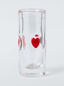 John Lewis Icon Shot Glass, Set of 4, Clear/Multi - view 2, Clear