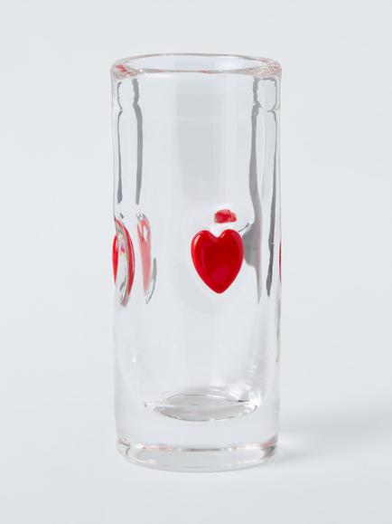 John Lewis Icon Shot Glass, Set of 4, Clear/Multi - view 2, Clear