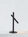 John Lewis Swivel Table Lamp, Matt Black