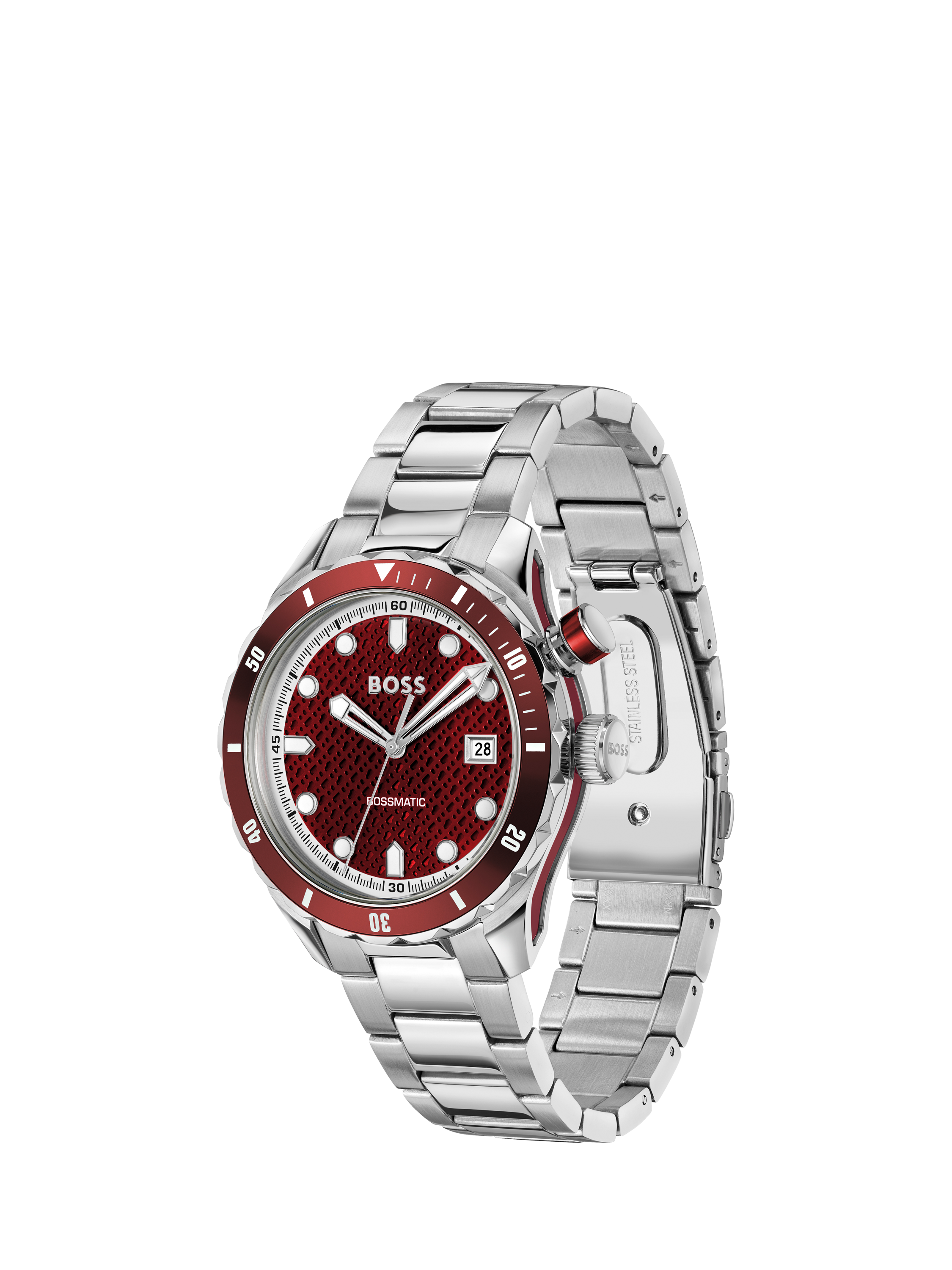 Product image 2 of 7, which shows BOSS 1514179 Men's Bossmatic Hybrid Automatic Watch