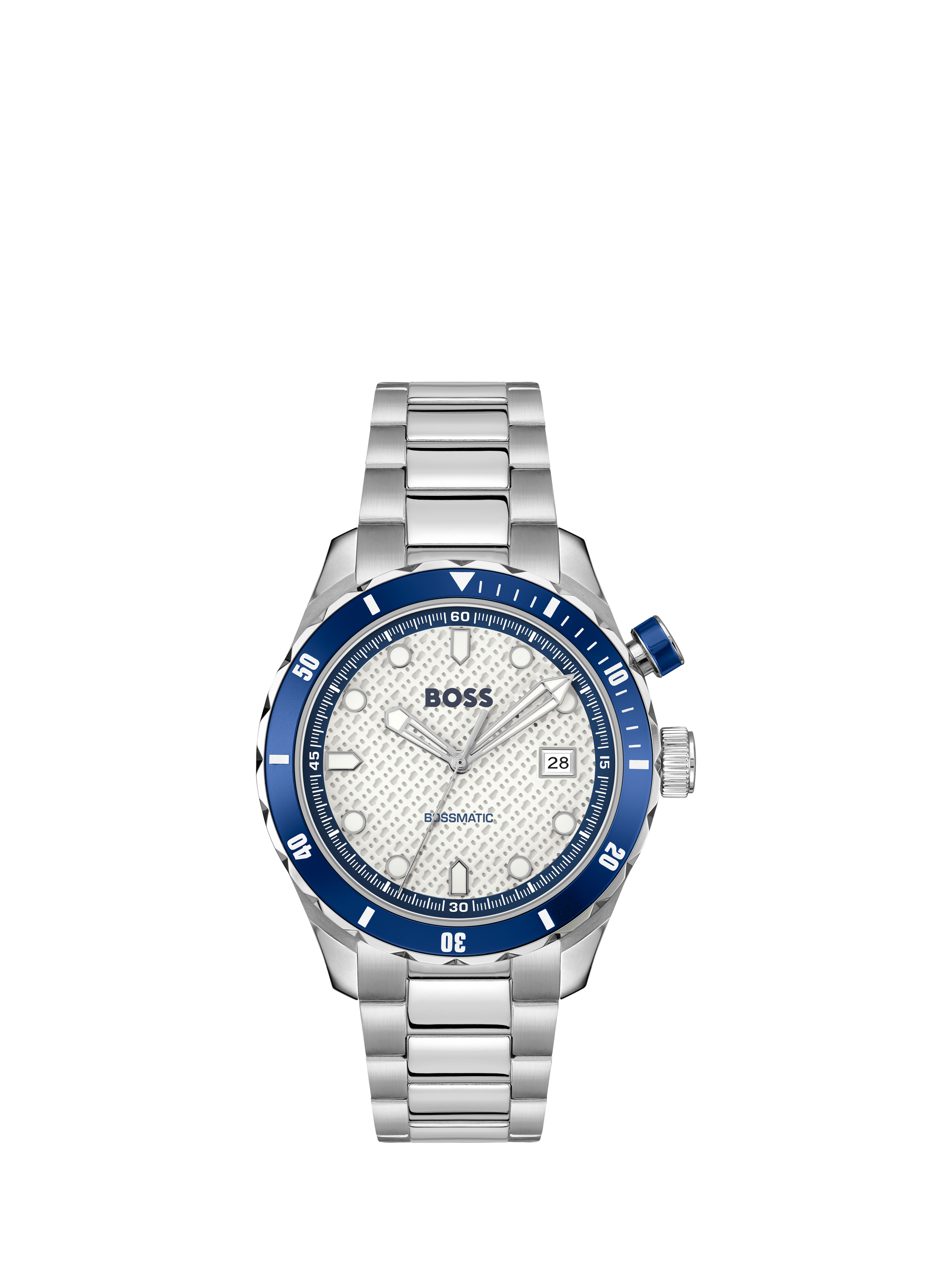 Product image 1 of 7, which shows BOSS 1514212 Men's Bossmatic Hybrid Automatic Watch