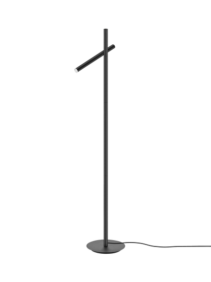 John Lewis Swivel Floor Lamp, Matt Black