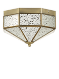 John Lewis Romy Flush Mount Ceiling Light, Glass