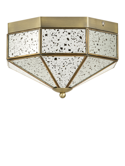 John Lewis Romy Flush Mount Ceiling Light, Glass, Glass