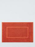 John Lewis Egyptian Cotton Bath Mat, Burnt Orange