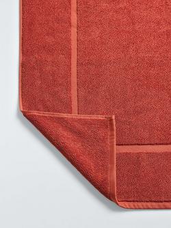 John Lewis Egyptian Cotton Bath Mat - view 2, Burnt Orange