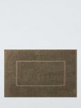 John Lewis Egyptian Cotton Bath Mat, Dark Khaki