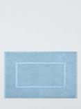 John Lewis Egyptian Cotton Bath Mat, Haze Blue