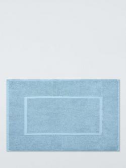 John Lewis Egyptian Cotton Bath Mat, Haze Blue