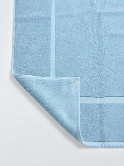 John Lewis Egyptian Cotton Bath Mat - view 2, Haze Blue